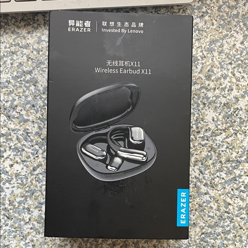 Lenovo ERAZER Wireless Earbud X11 - Black and Silver